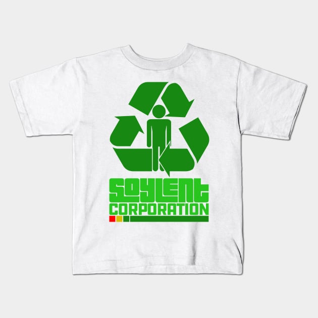 Soylent Corporation Kids T-Shirt by Meta Cortex